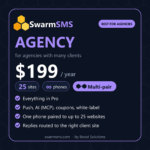 SwarmSMS Agency plan