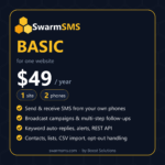 SwarmSMS Basic plan